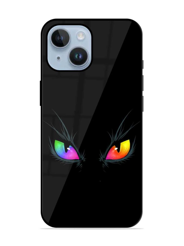 Cat Eyes Glossy Metal TPU Case for Apple iPhone 14 Plus Zapvi