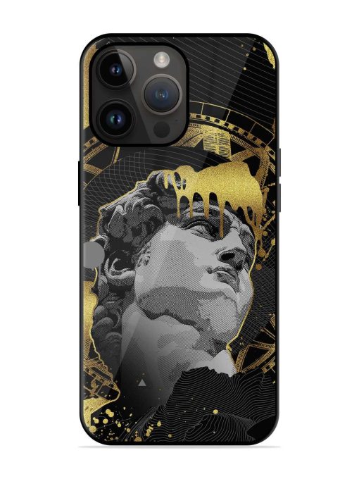 Roman Face Glossy Metal Phone Cover for Apple iPhone 14 Pro Zapvi