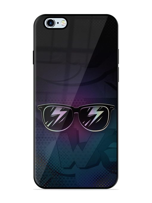 Sunglasses Art Premium Glass Case for Apple Iphone 6s Zapvi
