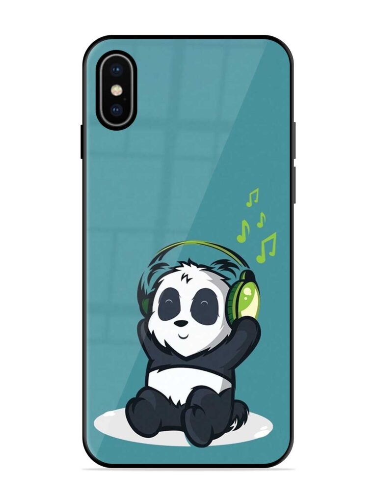 Music Panda Glossy Metal TPU Case for Apple Iphone X Zapvi