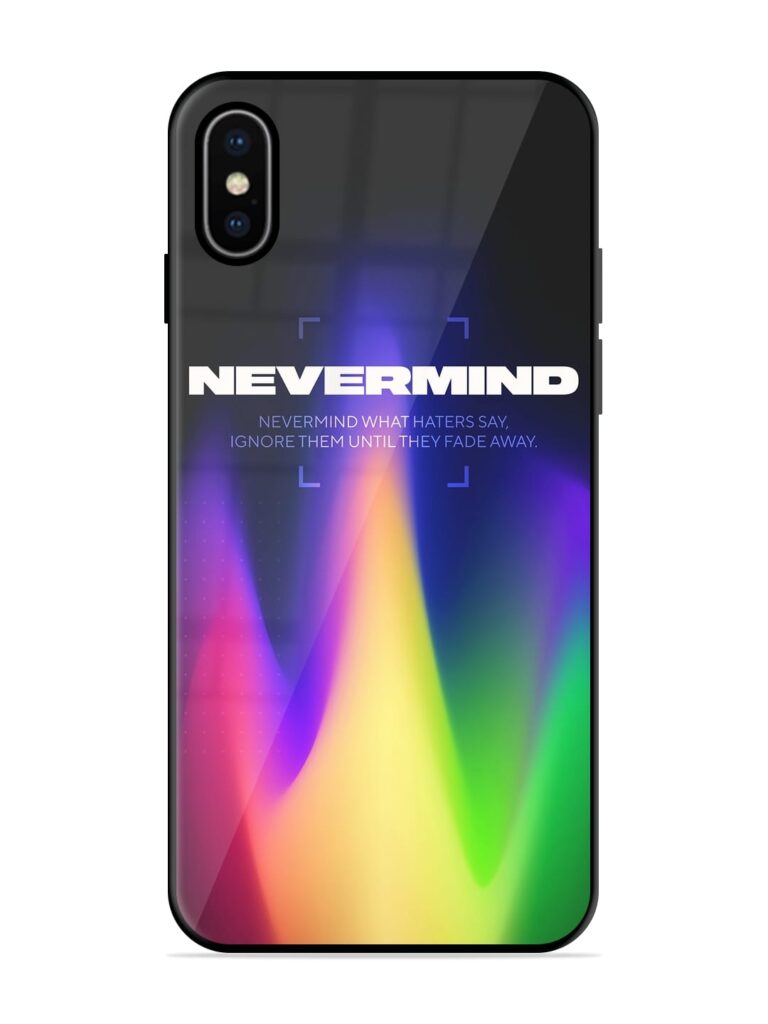 Nevermind Glossy Metal TPU Case for Apple Iphone X Zapvi