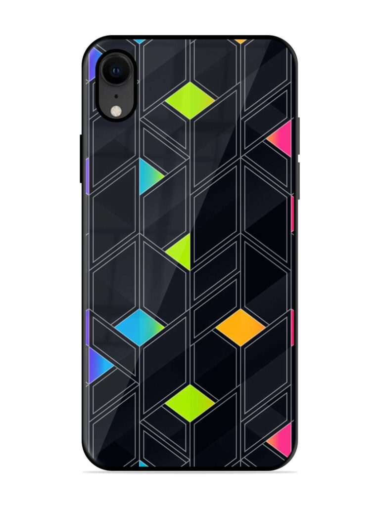 Abstract Mosaic Seamless Glossy Metal TPU Case for Apple Iphone XR Zapvi