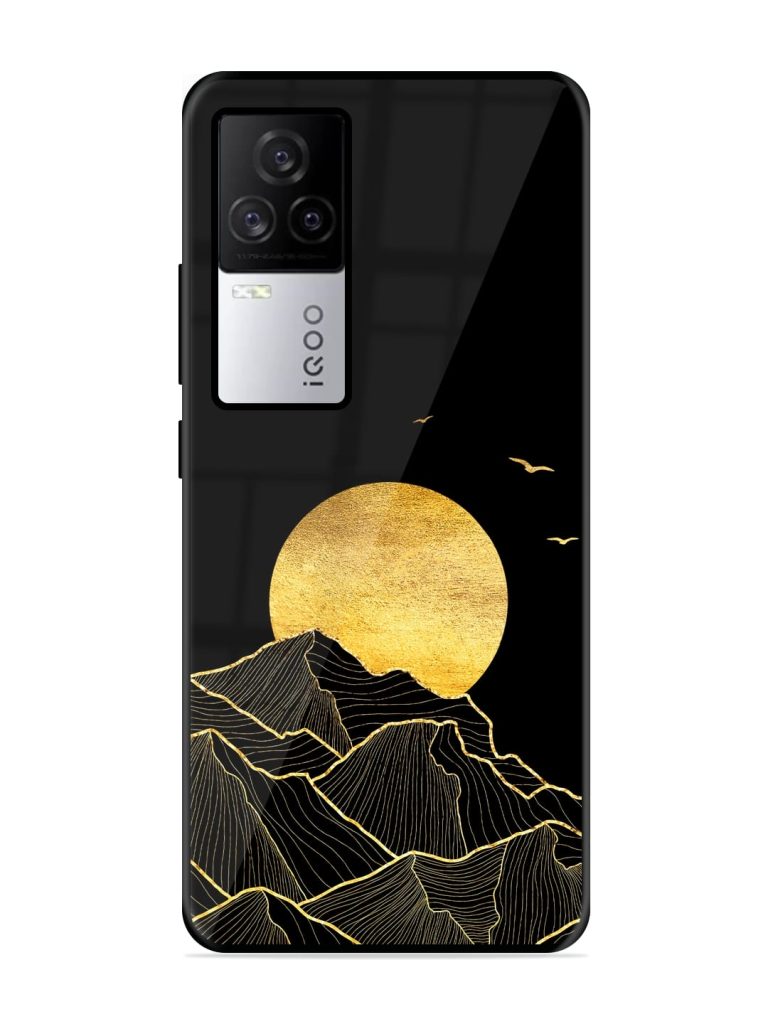Golden Sunrise Premium Glass Case for iQOO 7 Legend (5G) Zapvi