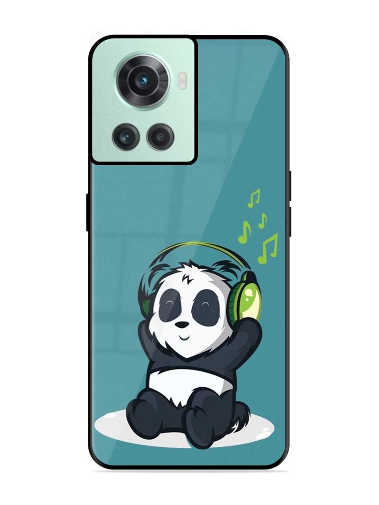 Music Panda Glossy Metal TPU Case for OnePlus 10R (5G) Zapvi