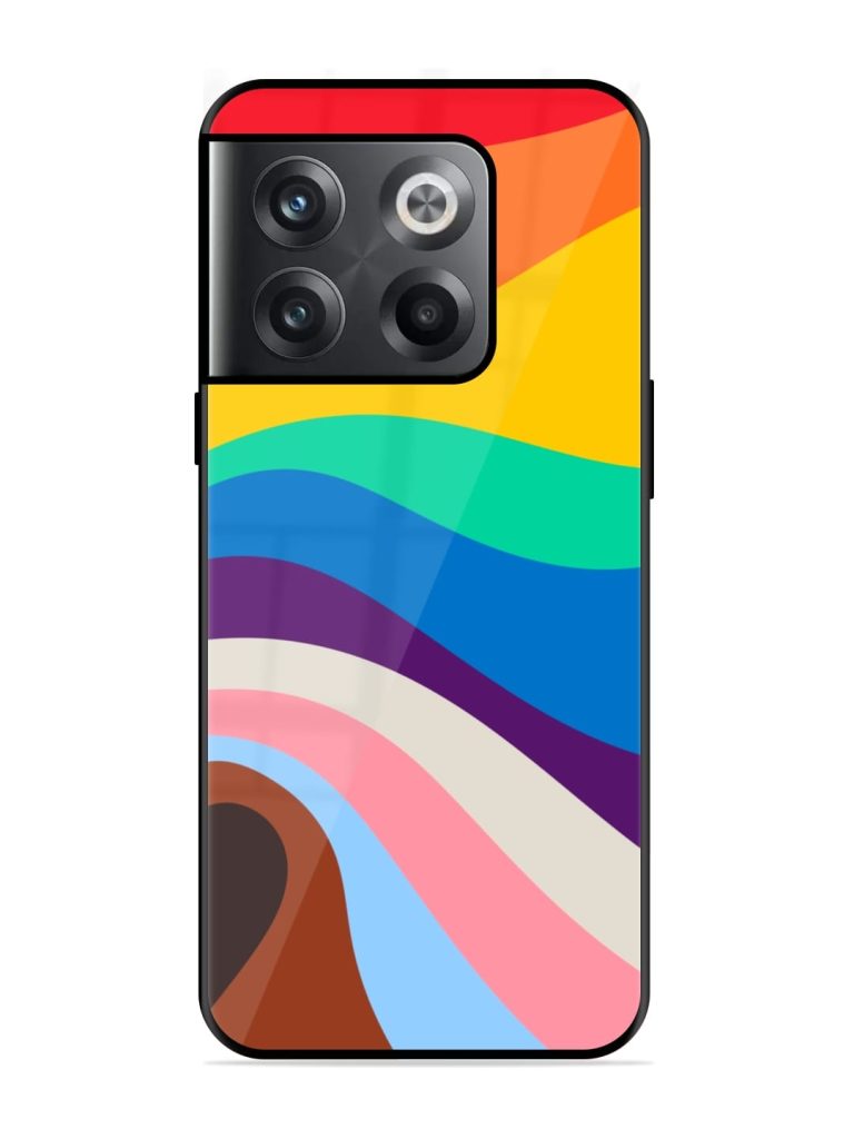 Minimal Pride Art Premium Glass Case for OnePlus 10T (5G) Zapvi