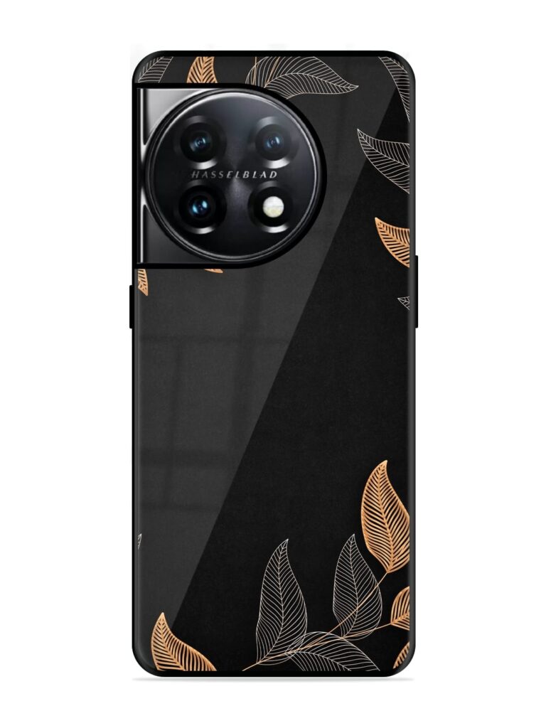 Foliage Art Glossy Metal TPU Case for OnePlus 11 (5G) Zapvi