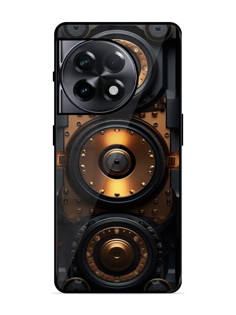 Sound Box Glossy Metal TPU Case for OnePlus 11R (5G) Zapvi