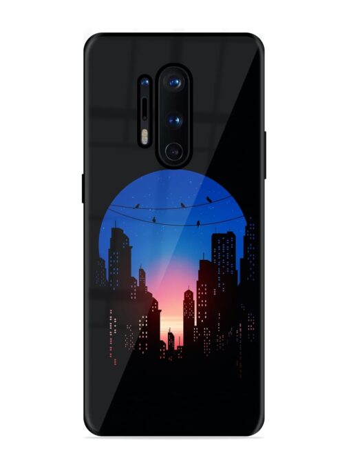Minima City Vibe Premium Glass Case for OnePlus 8 Pro Zapvi