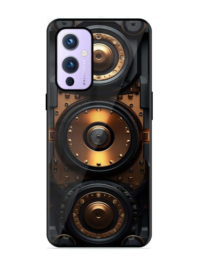 Sound Box Glossy Metal TPU Case for OnePlus 9 (5G) Zapvi