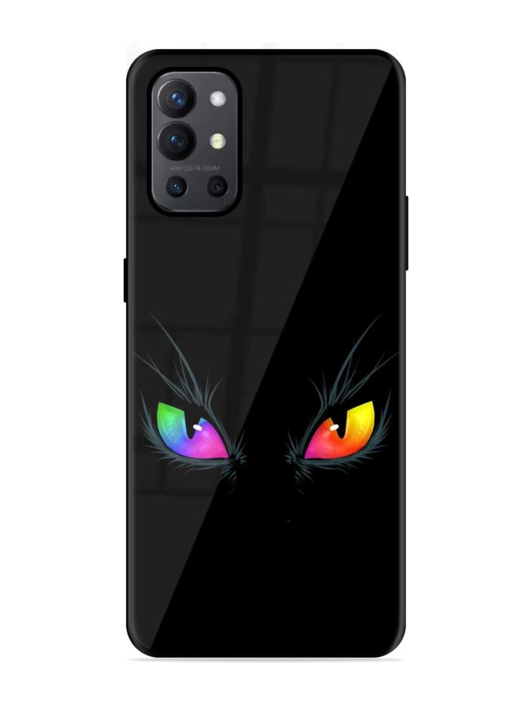 Cat Eyes Glossy Metal Phone Cover for OnePlus 9R (5G) Zapvi