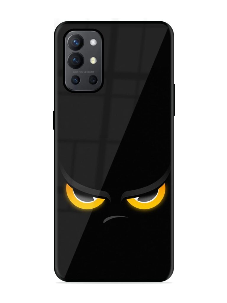 Cartoon Eye Glossy Metal Phone Cover for OnePlus 9R (5G) Zapvi