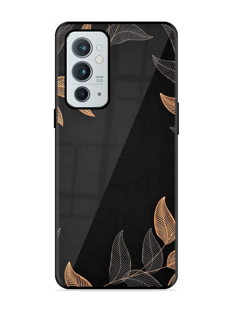 Foliage Art Glossy Metal TPU Case for OnePlus 9RT (5G) Zapvi