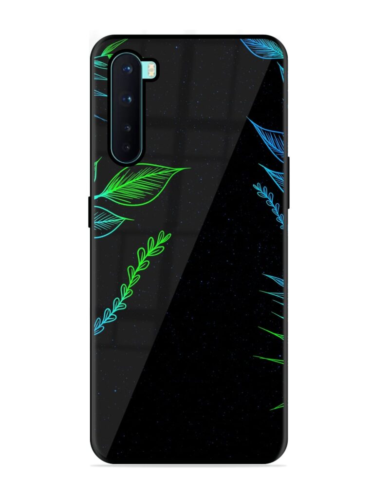 Aesthetic Neon Glossy Metal Phone Cover for OnePlus Nord Zapvi