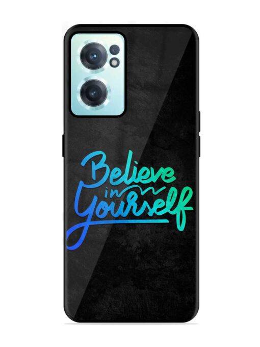 Believe In Yourself Glossy Metal TPU Case for OnePlus Nord CE 2 (5G) Zapvi
