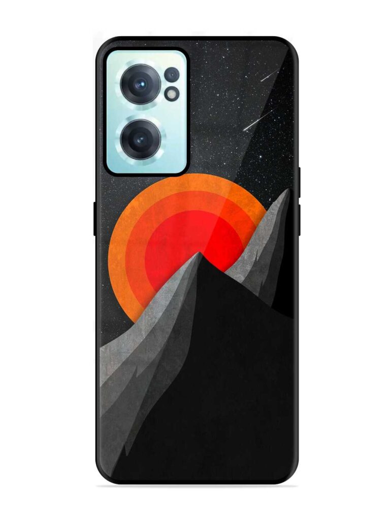 Black Mountain Glossy Metal TPU Case for OnePlus Nord CE 2 (5G) Zapvi