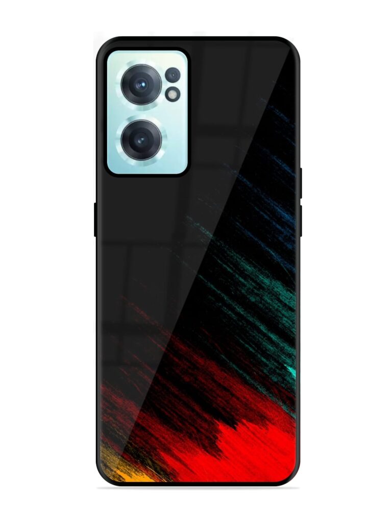 Color Pattern Glossy Metal TPU Case for OnePlus Nord CE 2 (5G) Zapvi