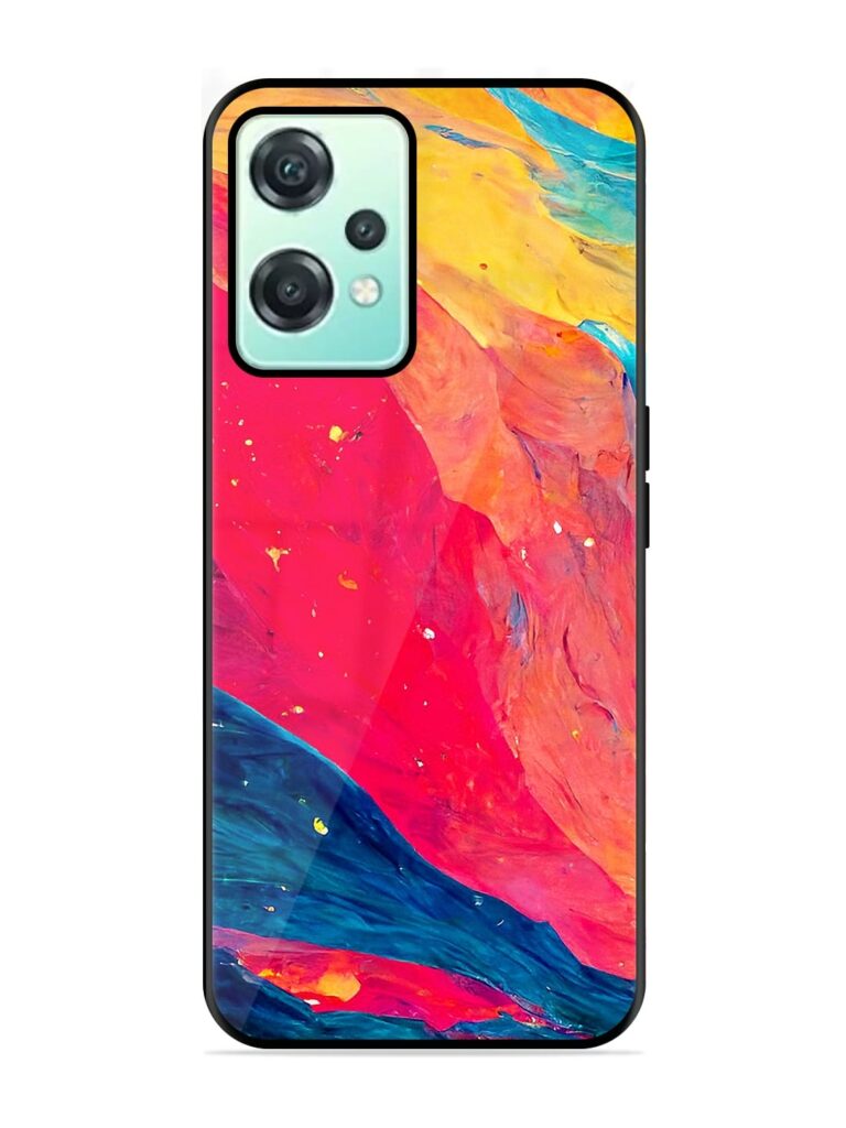 Starry Night Glossy Metal Phone Cover for OnePlus Nord CE 2 Lite (5G) Zapvi
