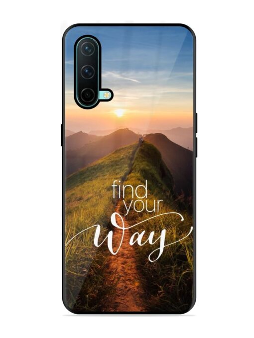 Find Your Way Premium Glass Case for OnePlus Nord CE (5G) Zapvi