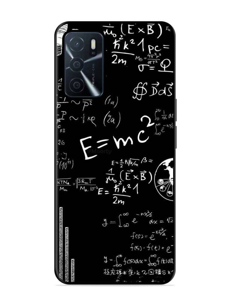 E=Mc2 Mass?Energy Equivalence Premium Glass Case for Oppo A16 Zapvi