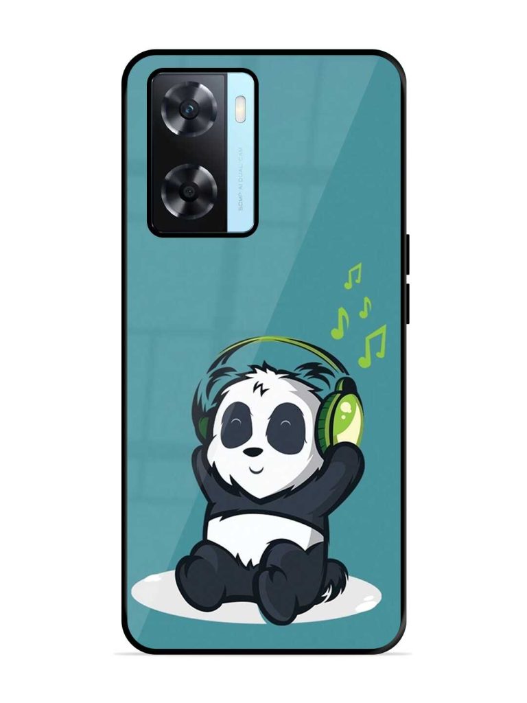 Music Panda Glossy Metal TPU Case for Oppo A77 Zapvi
