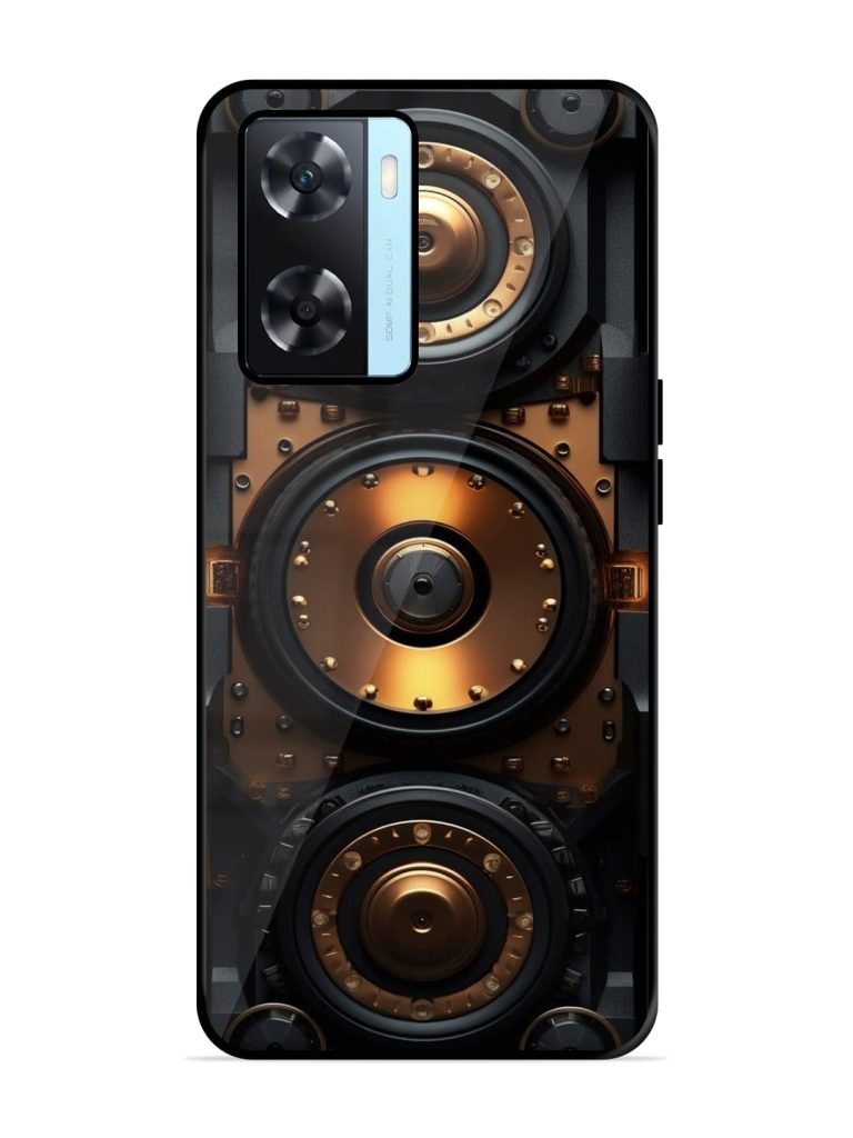 Sound Box Glossy Metal TPU Case for Oppo A77s Zapvi