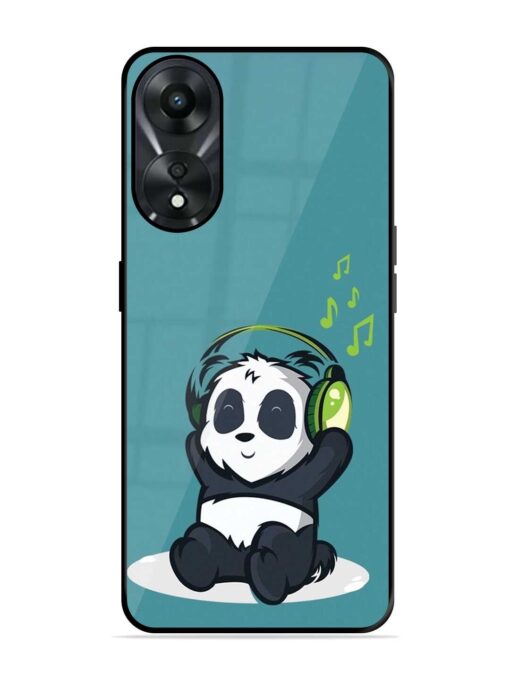 Music Panda Glossy Metal TPU Case for Oppo A78 (5G) Zapvi