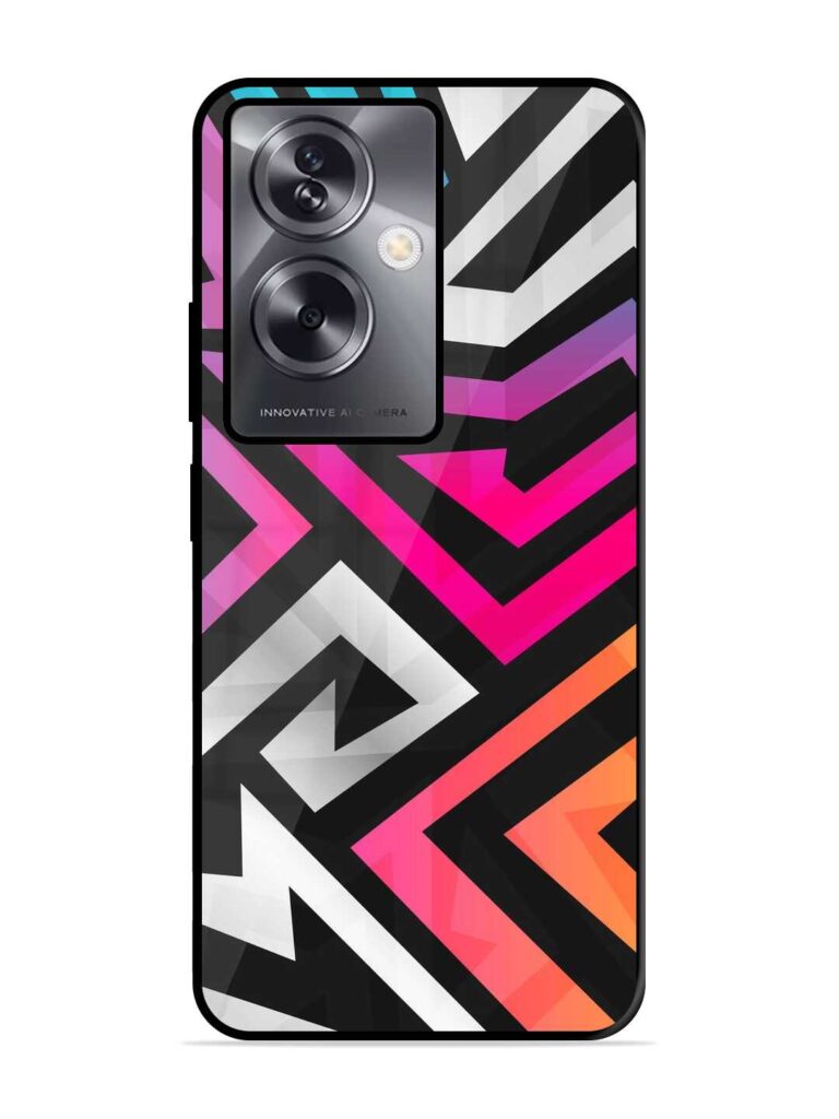 Rainbow Seamless Glossy Metal TPU Case for Oppo A79 (5G) Zapvi