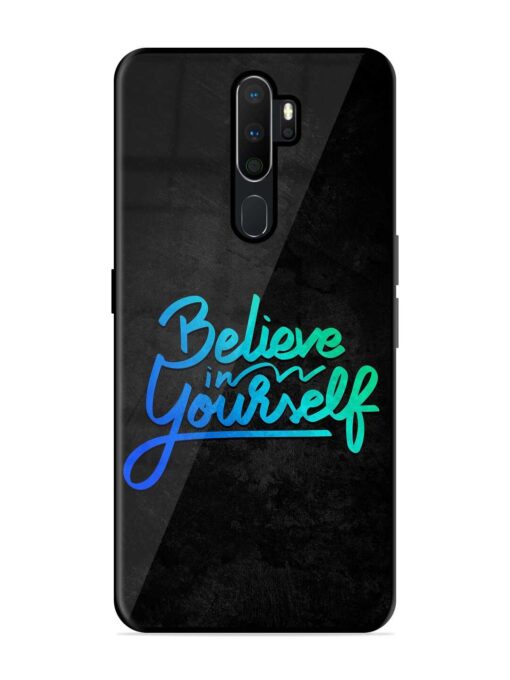 Believe In Yourself Glossy Metal TPU Case for Oppo A9 (2020) Zapvi