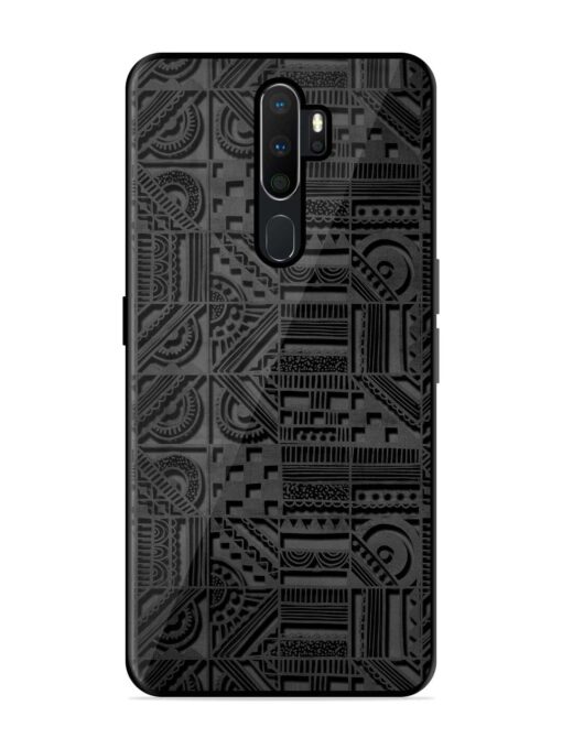 Seamless Pattern Glossy Metal TPU Case for Oppo A9 (2020) Zapvi