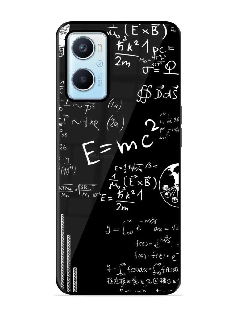E=Mc2 Mass?Energy Equivalence Premium Glass Case for Oppo A96 Zapvi