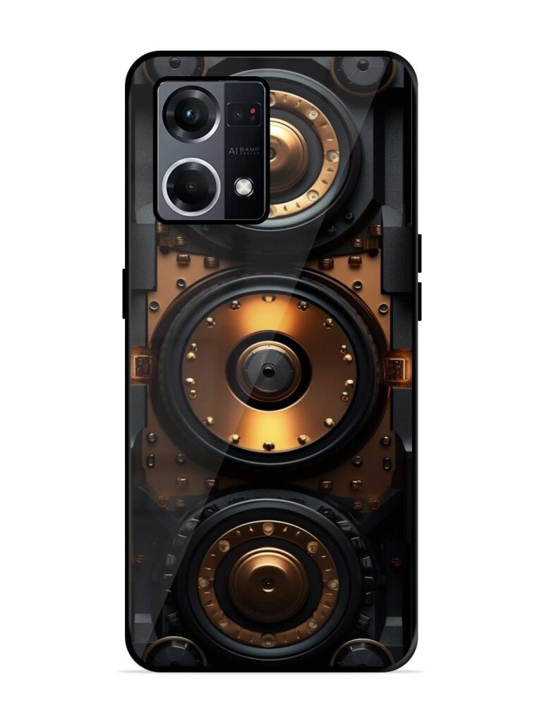 Sound Box Glossy Metal TPU Case for Oppo F21s Pro (4G) Zapvi