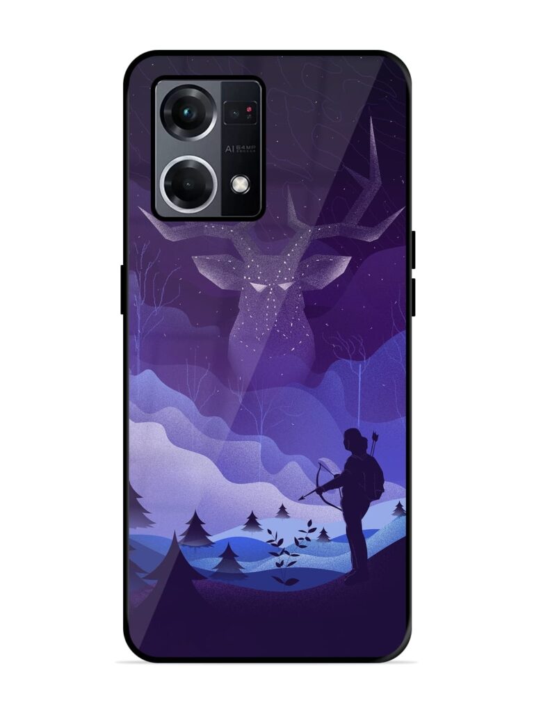 Deer Forest River Glossy Metal TPU Case for Oppo F21s Pro (4G) Zapvi