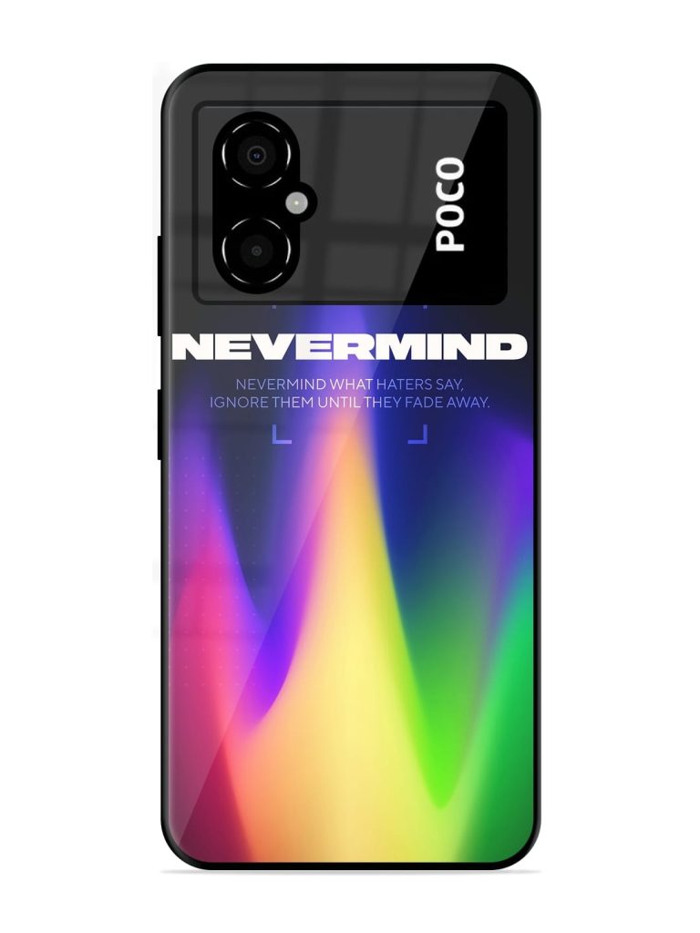Nevermind Premium Glass Case for Poco M4 (5G) Zapvi