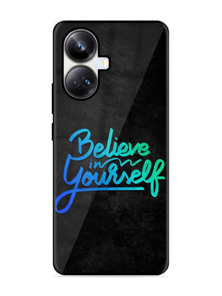 Believe In Yourself Glossy Metal TPU Case for Realme 10 Pro Plus (5G) Zapvi