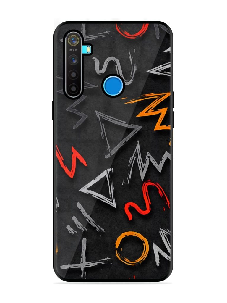 Grungy Graffiti Premium Glass Case for Realme 5 Zapvi