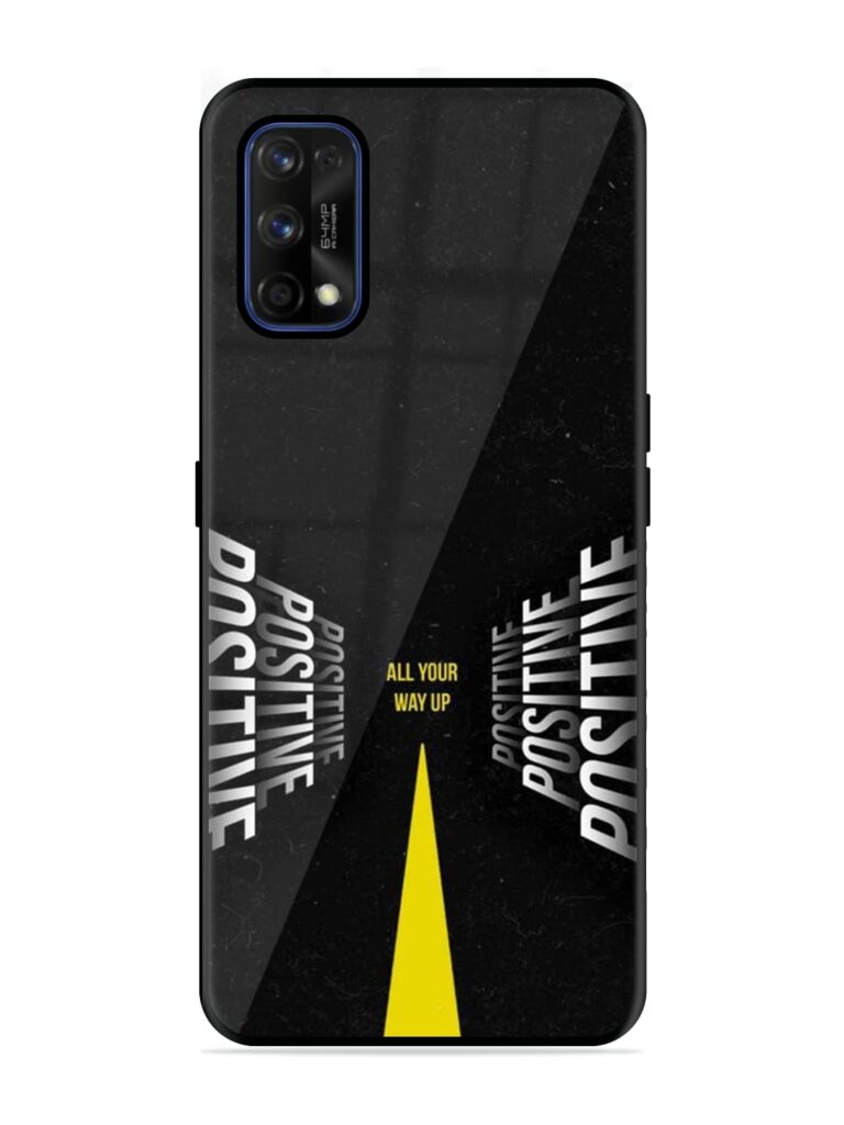All Your Way Up Positive Glossy Metal TPU Case for Realme 7 Pro Zapvi