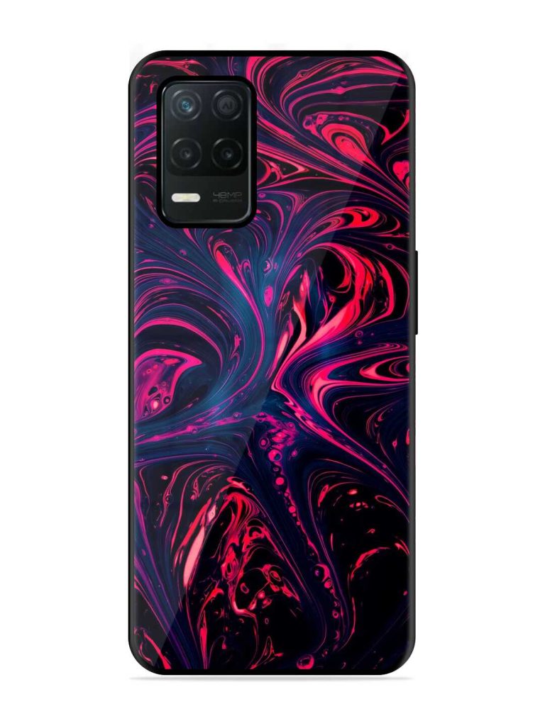 Abstract Background Glossy Metal Phone Cover for Realme 8 (5G) Zapvi