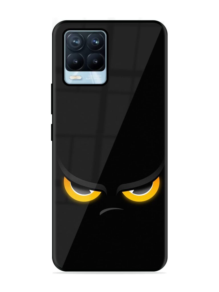 Cartoon Eye Glossy Metal Phone Cover for Realme 8 Pro Zapvi