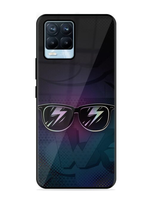 Sunglasses Art Glossy Metal Phone Cover for Realme 8 Pro Zapvi
