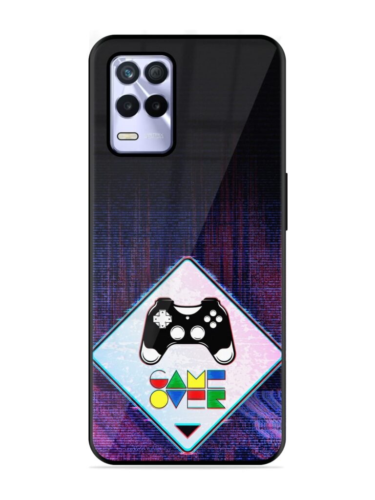 Game Over Glossy Metal Phone Cover for Realme 8s (5G) Zapvi
