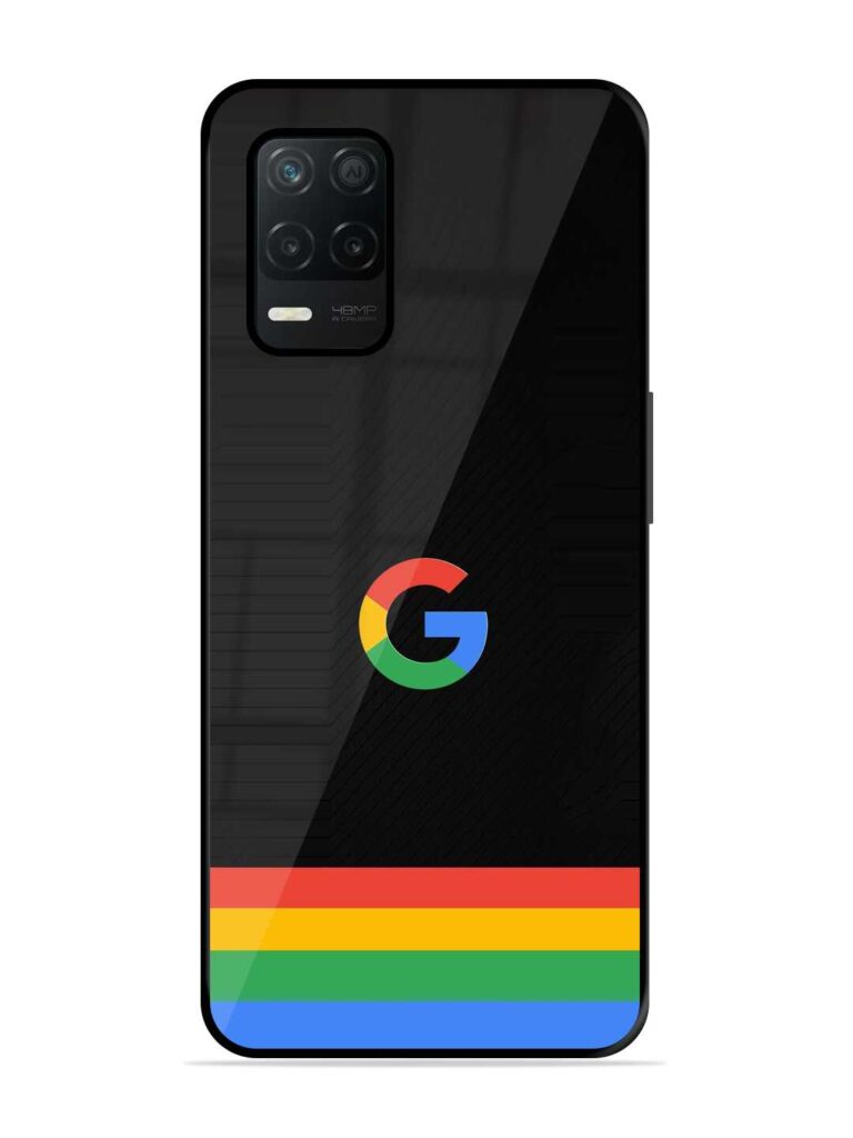 Google Logo Art Glossy Metal Phone Cover for Realme 9 (5G) Zapvi