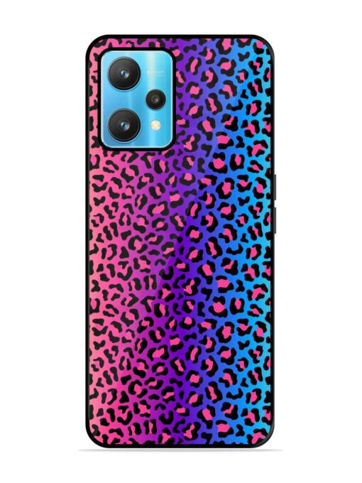 Colorful Leopard Seamless Glossy Metal TPU Case for Realme 9 Pro (5G) Zapvi