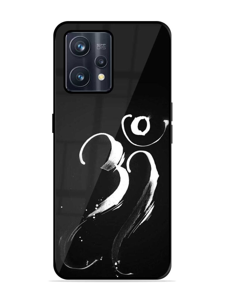 Om Logo Glossy Metal Phone Cover for Realme 9 Pro Plus (5G) Zapvi