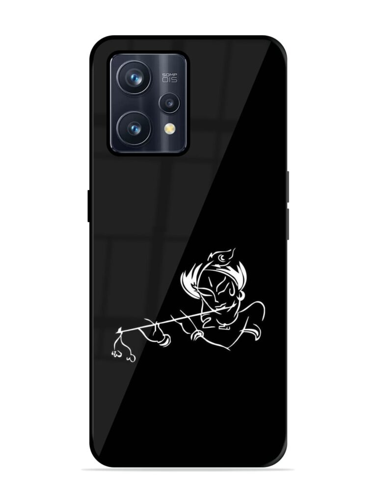 Krishna Flute Glossy Metal Phone Cover for Realme 9 Pro Plus (5G) Zapvi