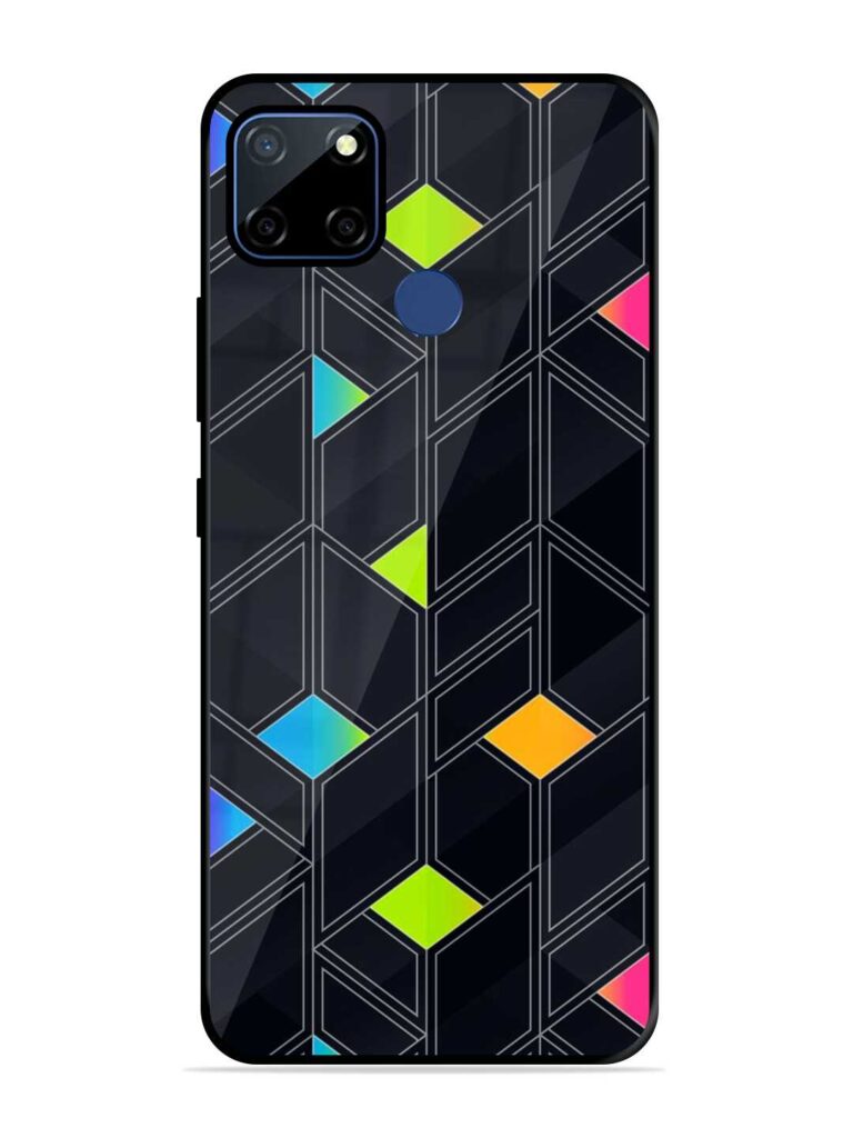 Abstract Mosaic Seamless Glossy Metal TPU Case for Realme C12 Zapvi