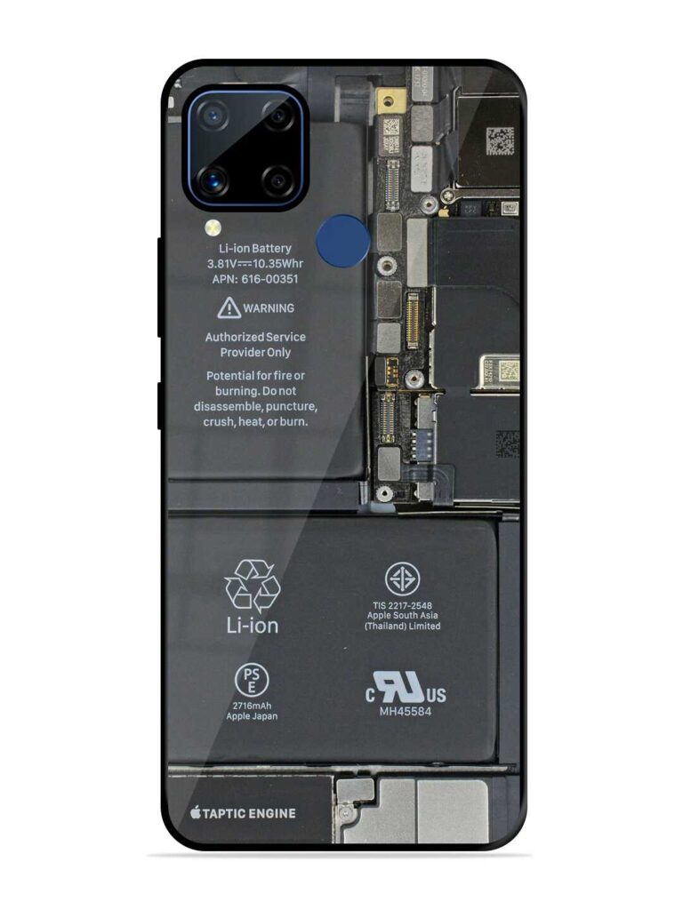 Phone Insider Premium Glass Case for Realme C15 Zapvi