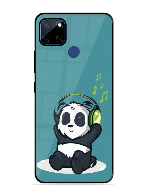 Music Panda Premium Glass Case for Realme C21Y Zapvi
