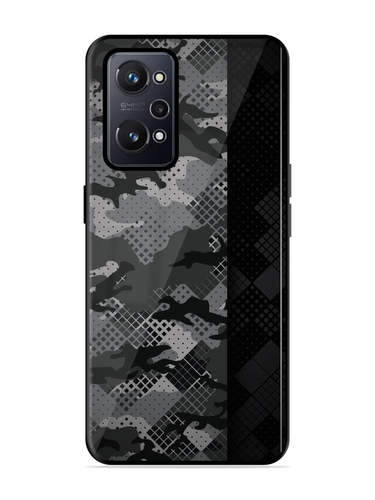 Dark Camouflage Glossy Metal TPU Case for Realme GT Neo 2 Zapvi