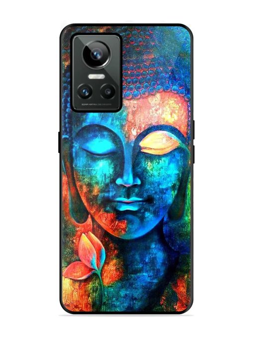 Buddha Painting Glossy Metal TPU Case for Realme GT Neo 3 Zapvi