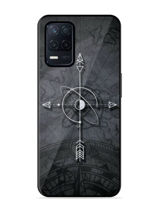 Lighting Cross Glossy Metal Phone Cover for Realme Narzo 30 (5G) Zapvi